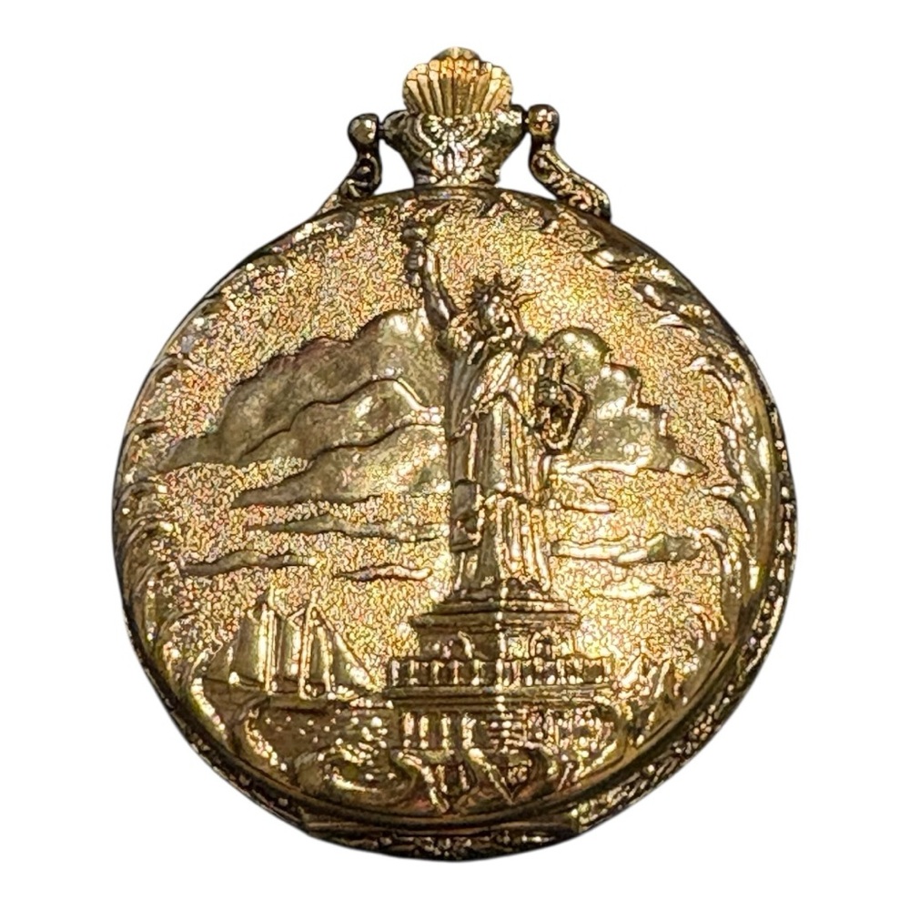American National Mint Limited Ed. Commemorative Statue of Liberty Pkt Watch
JB4 - Picture 2 of 9